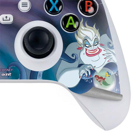 Disney Villains Ursula Ariel and Flounder Xbox Series S Skins